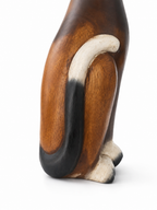 Tall Slender Cat - Wood Carving