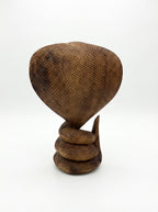 Aggressive Suar Cobra - Wood Carving