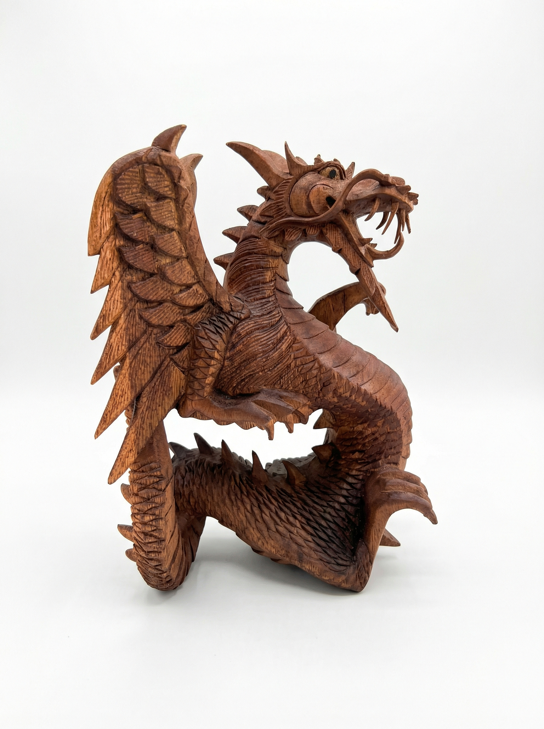 Chinese Dragon Suar - Wooden Carving
