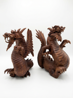 Chinese Dragon Suar - Wooden Carving