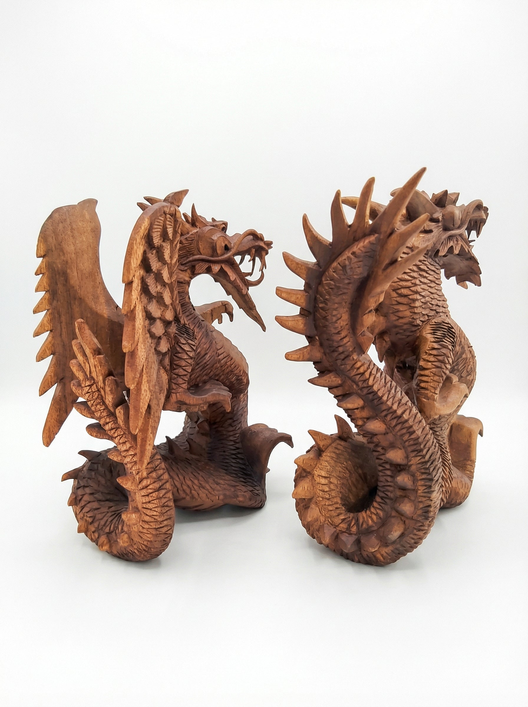 Chinese Dragon Suar - Wooden Carving
