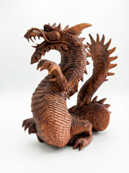 Chinese Dragon Suar - Wooden Carving