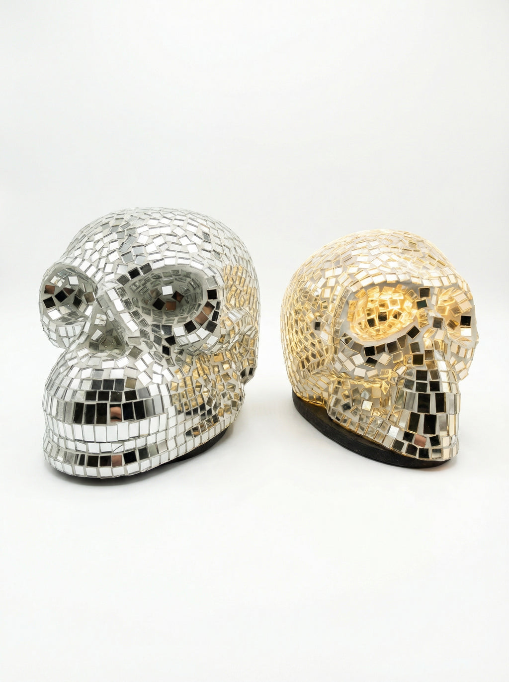 Mosaic Mirror Skull Lampshade - Handicraft