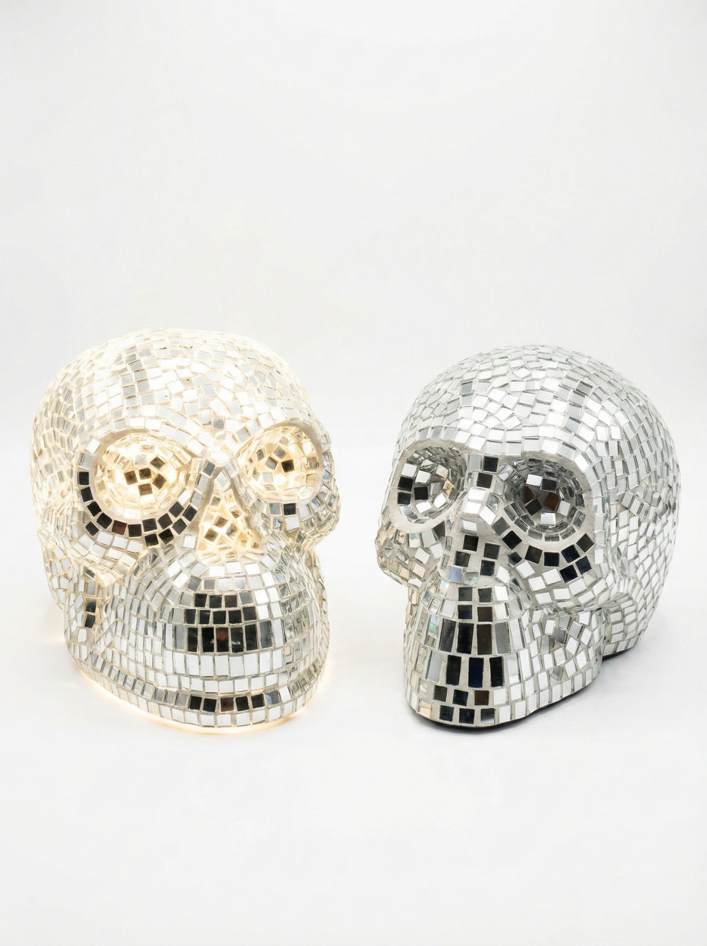 Mosaic Mirror Skull Lampshade - Handicraft