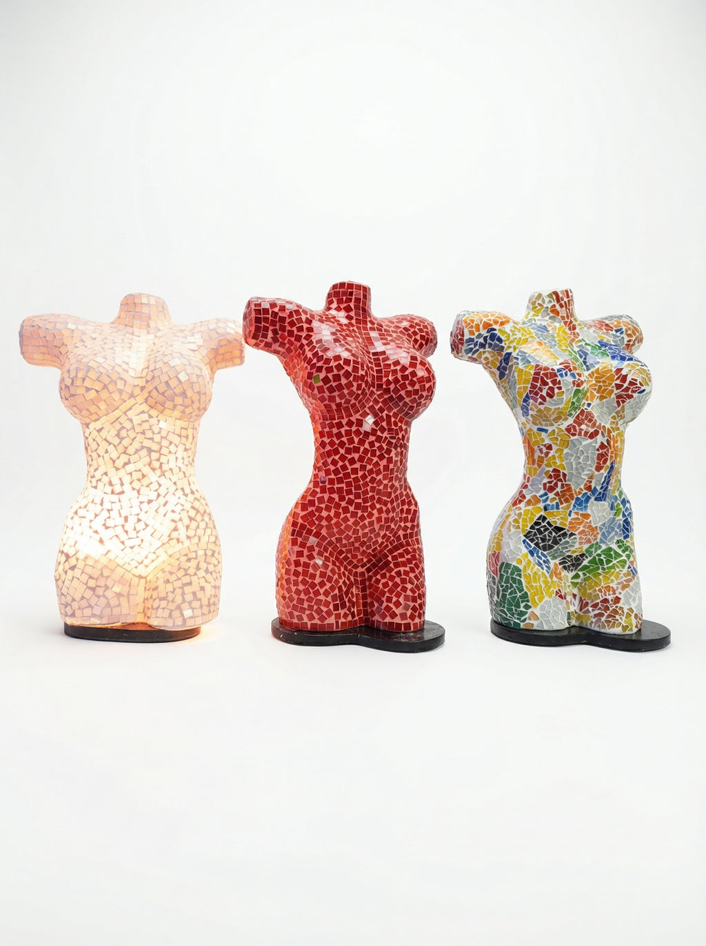 Tinted Torso - Mosaic Lampshade