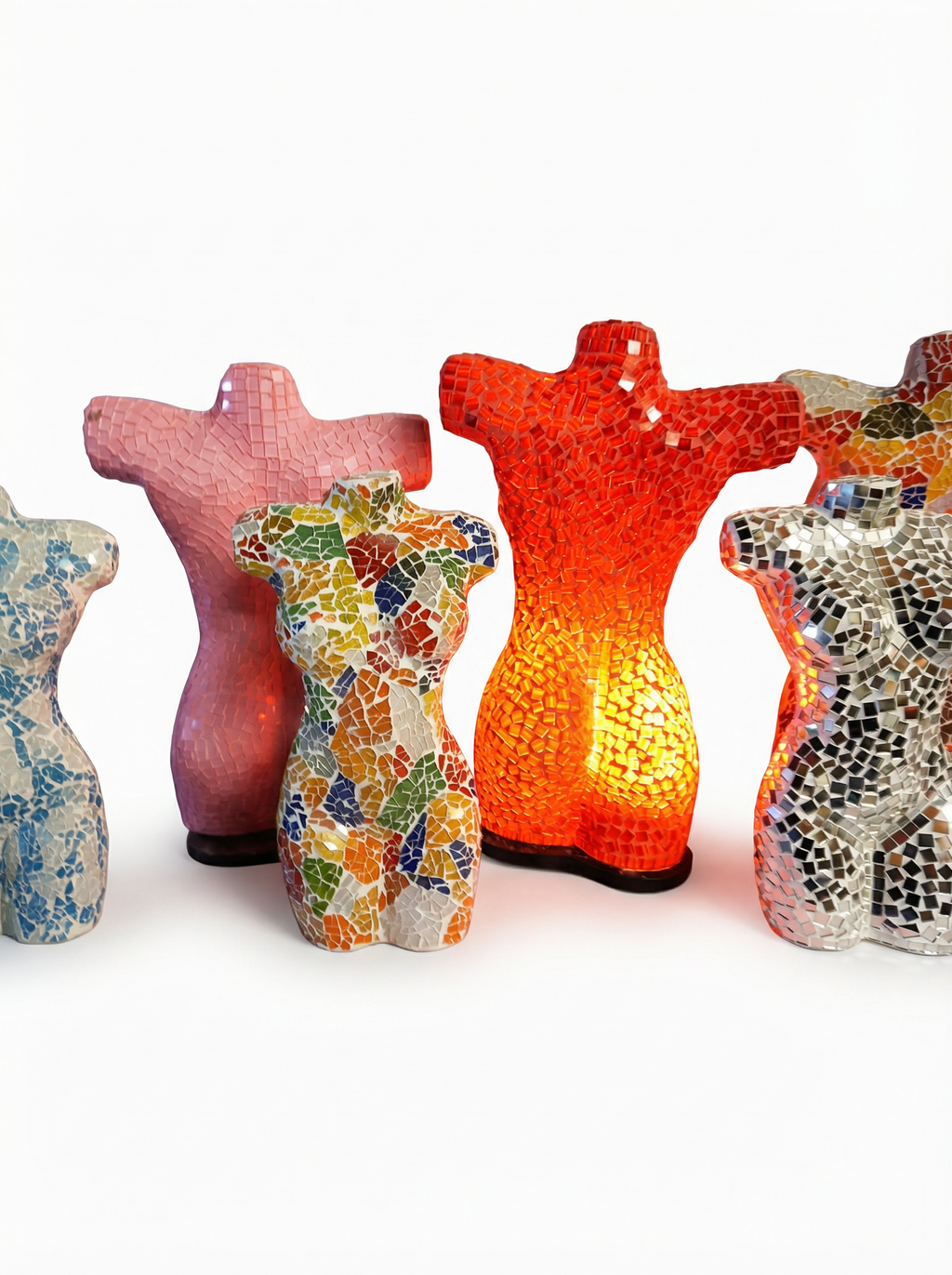 Tinted Torso - Mosaic Lampshade