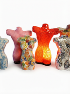 Tinted Torso - Mosaic Lampshade