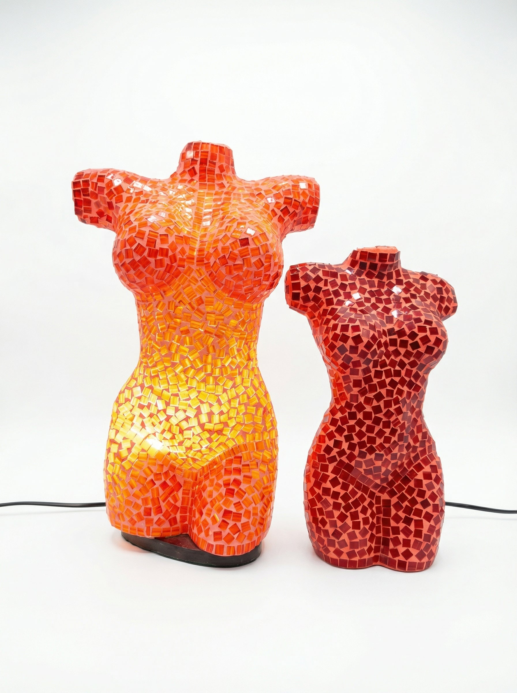 Tinted Torso - Mosaic Lampshade