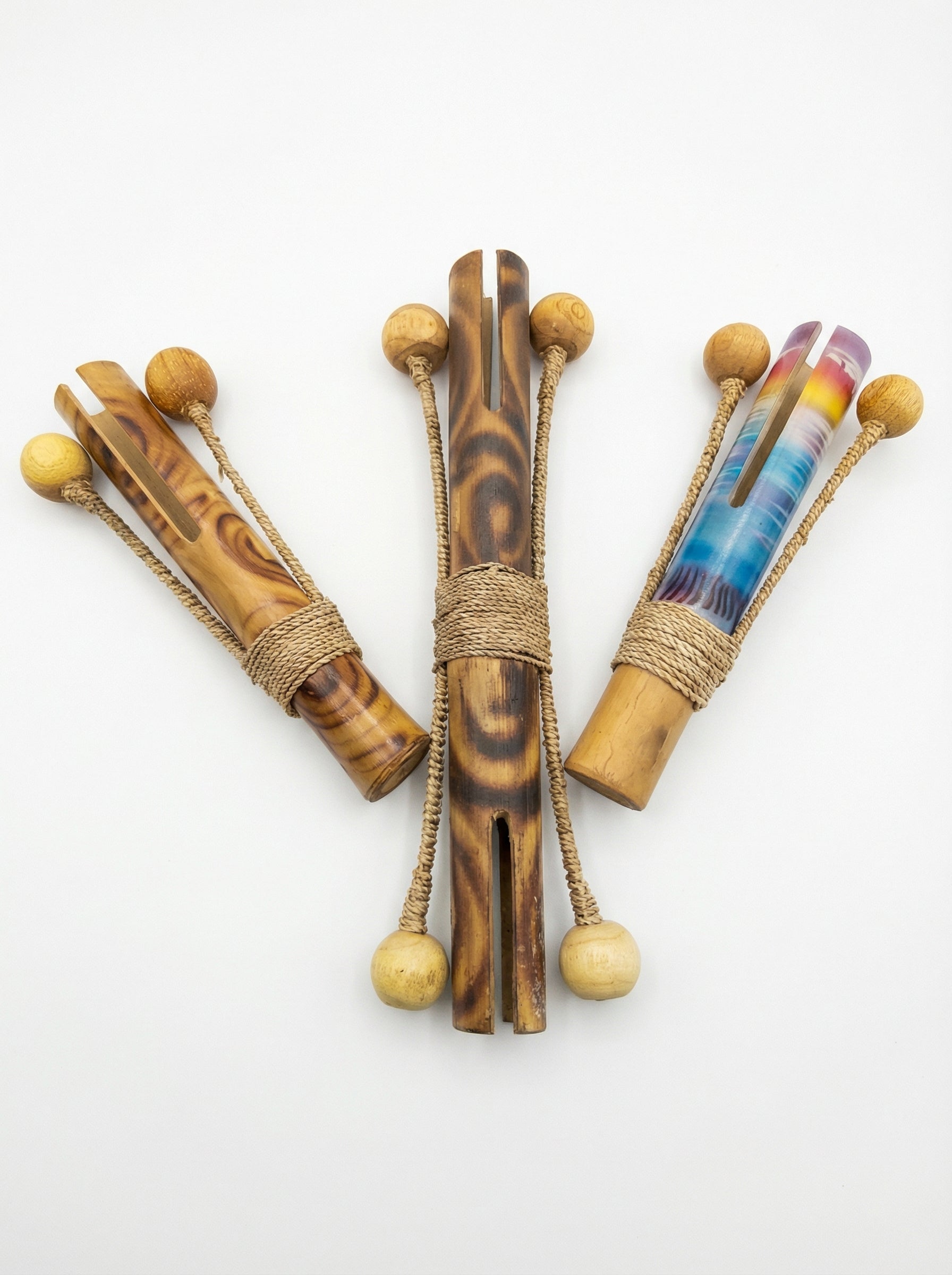 Bamboo Castanet Shaker - Musical instrument