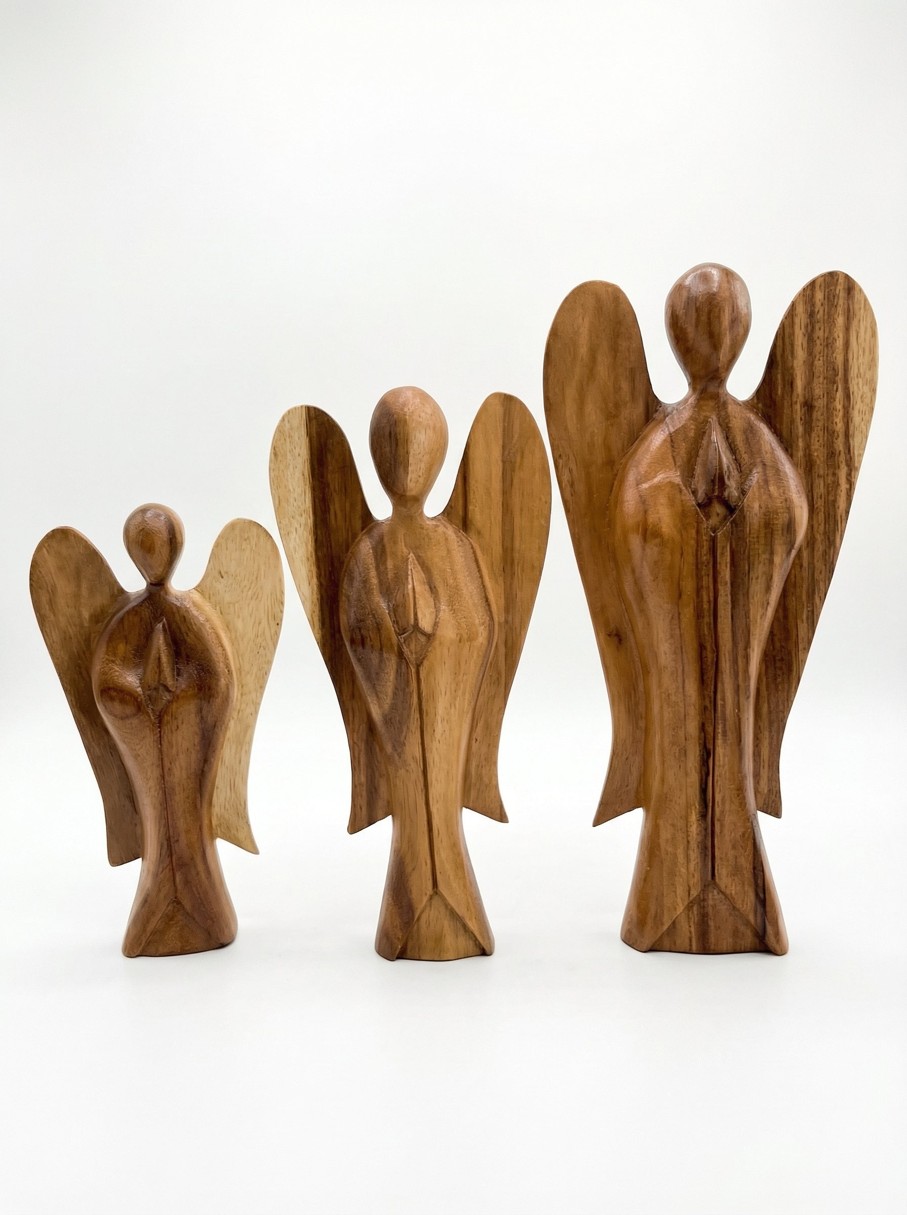 Suar Praying Angel - Wooden Carving